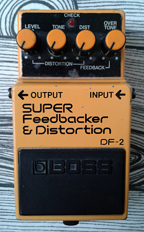 純正特注BOSS SUPER Feedbacker & Distortion DF-2 ギター